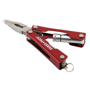 Prime-Line SWISS+TECH Mini Pocket Multi-Tool, 8-in-1 Tool, Use During Camping, Sports Single Pack ST35000